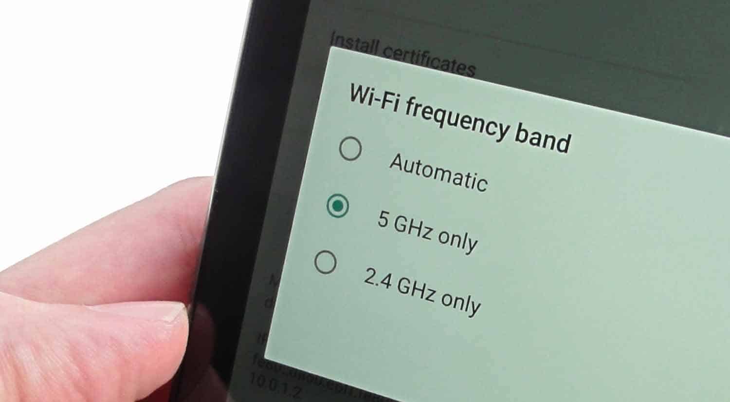 5GHz WiFi On Your Android Phone